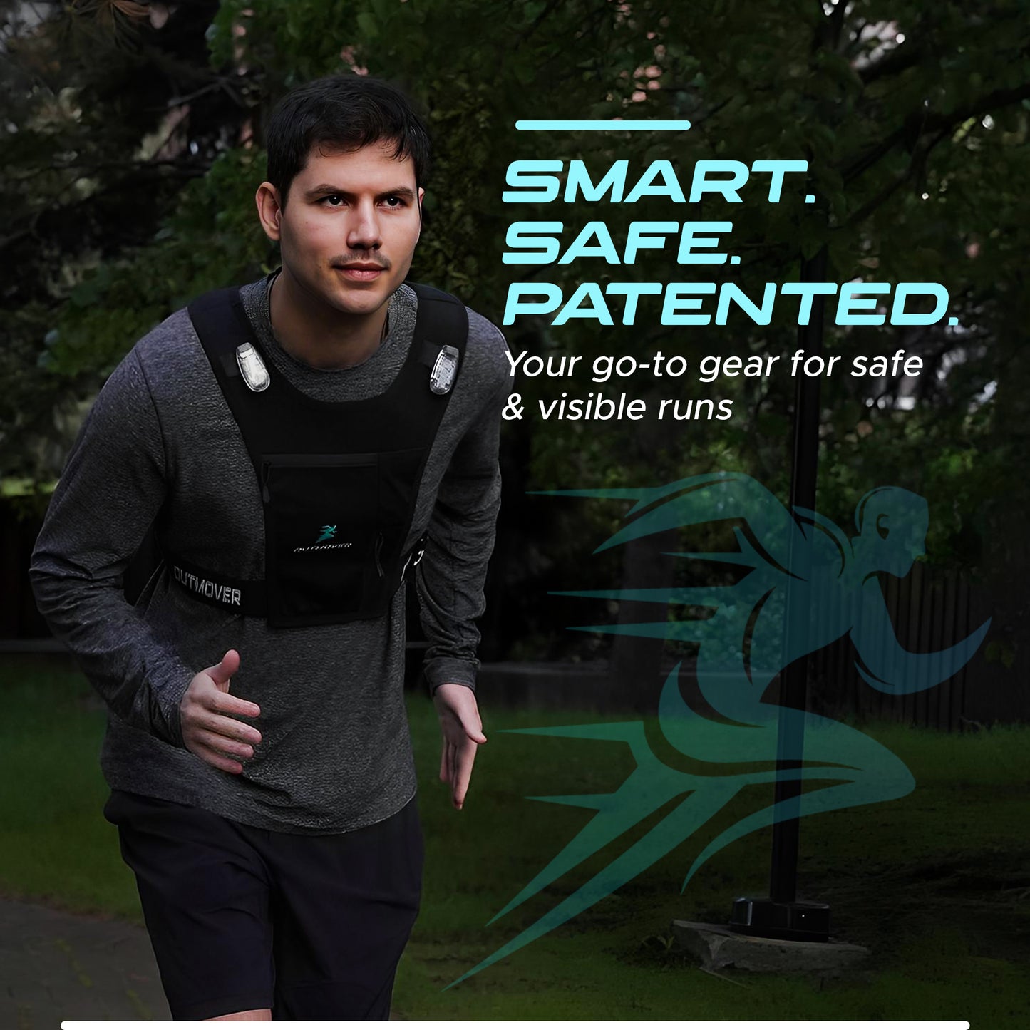 High-Visibility Lightweight Running Vest – Breathable & Adjustable